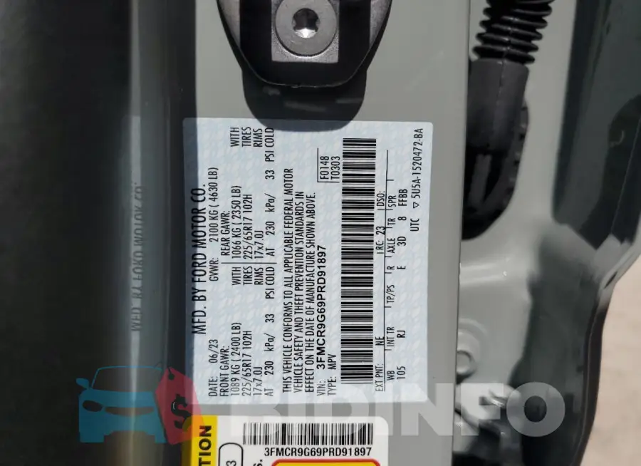 3FMCR9G69PRD91897 Photo# 13