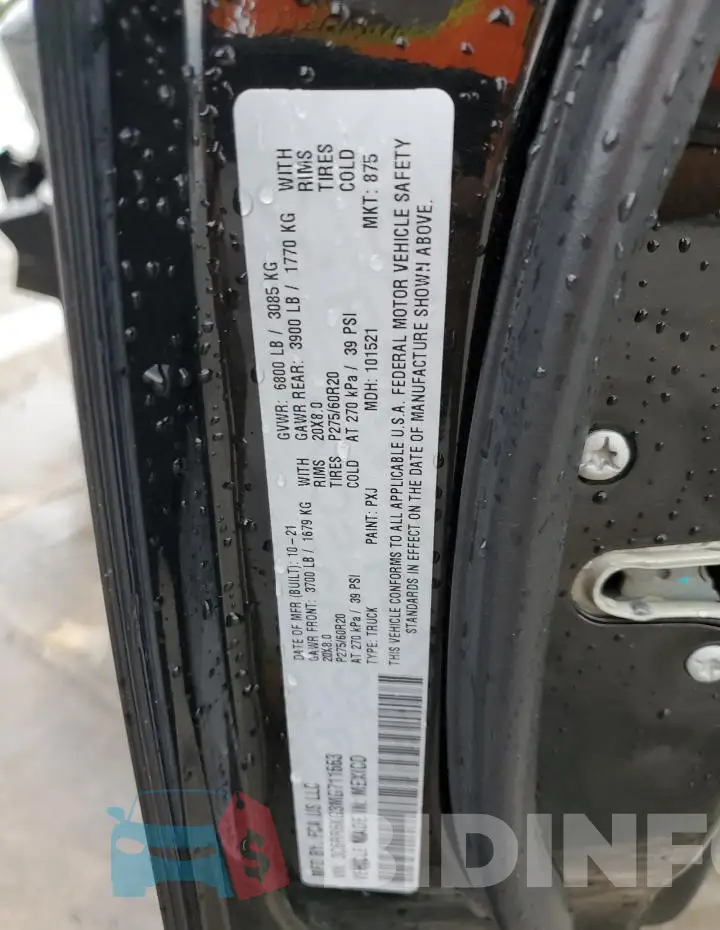 3C6RR6KG3MG711663 Photo# 13
