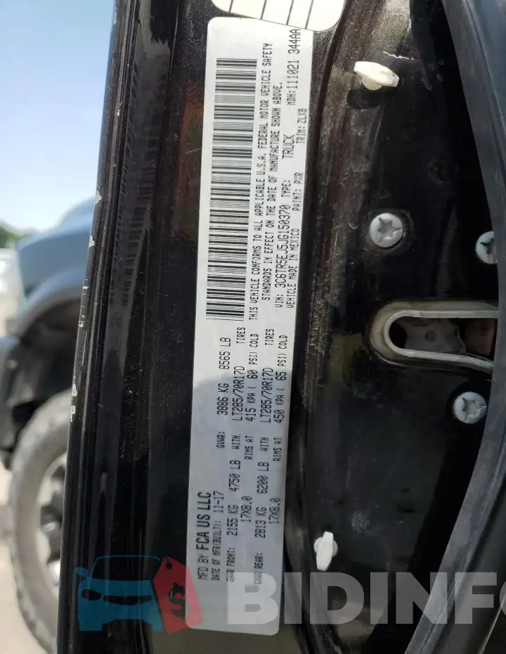 3C6TR5EJ5JG150370 Photo# 12