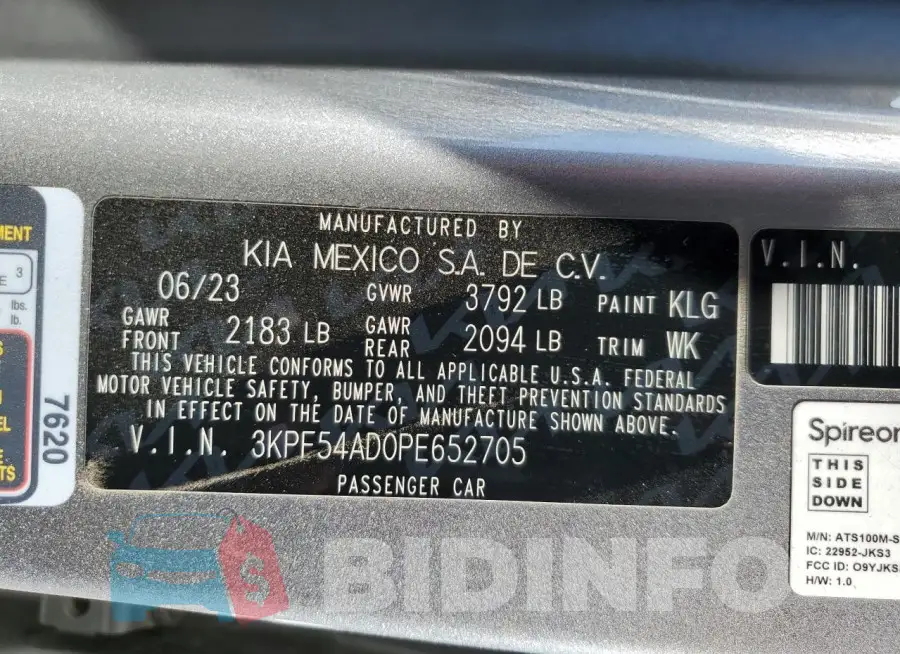 3KPF54AD0PE652705 Photo# 13