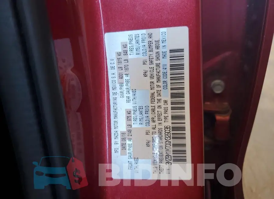 3MZBM1M70GM329036 Photo# 12