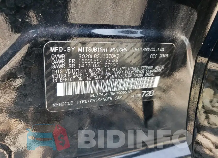 ML32A5HJ8KH006510 Photo# 12