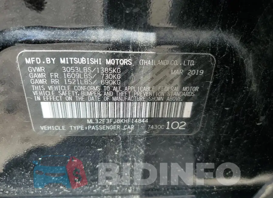 ML32F3FJ8KHF14844 Photo# 12