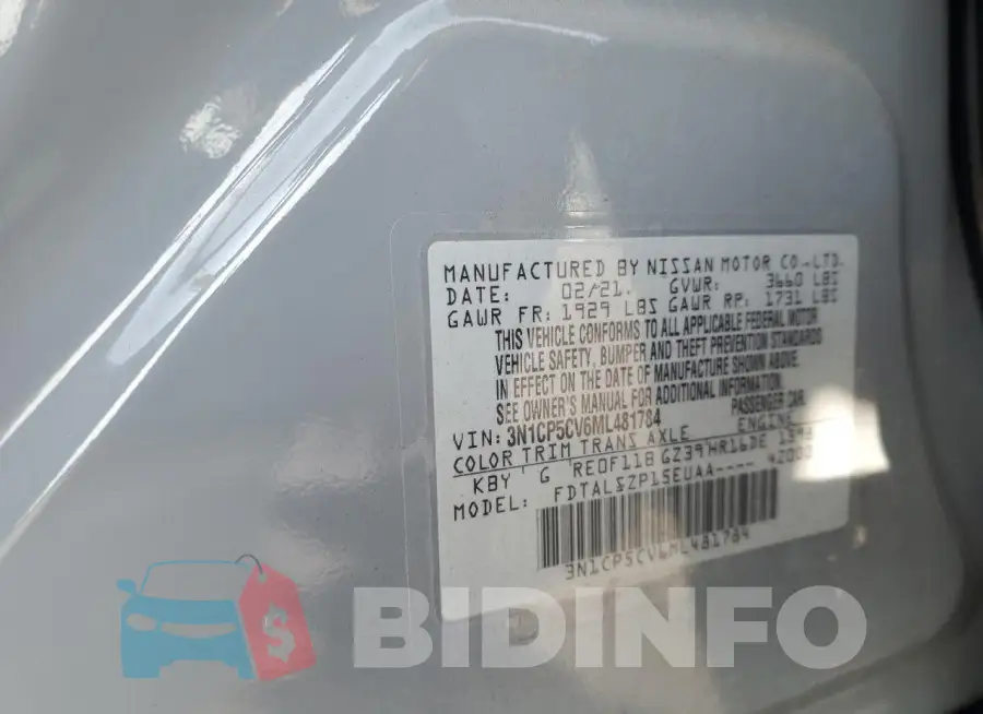 3N1CP5CV6ML481784 Photo# 12