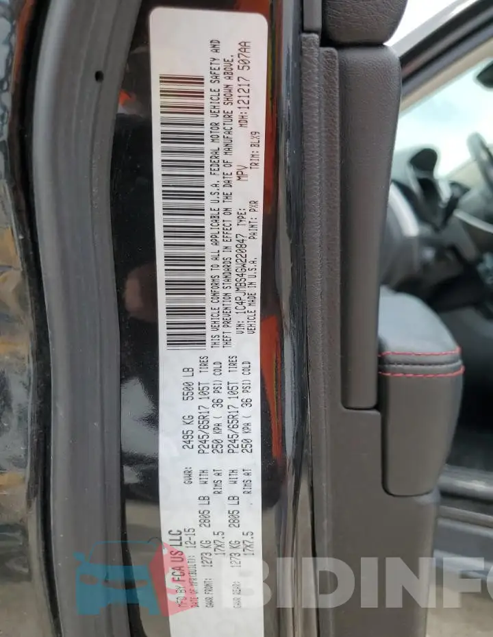 1C4PJMBS4GW220847 Photo# 12
