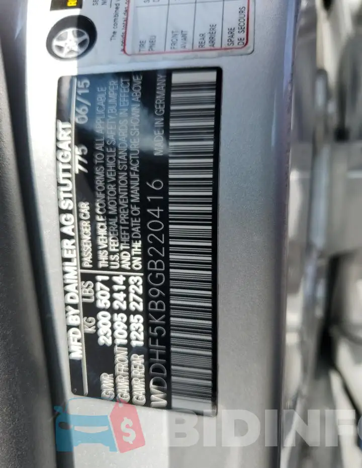 WDDHF5KB9GB220416 Photo# 12