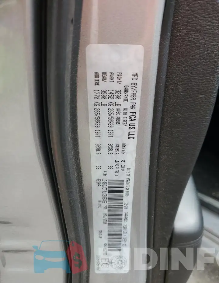 1C4SDJCT4LC283322 Photo# 13