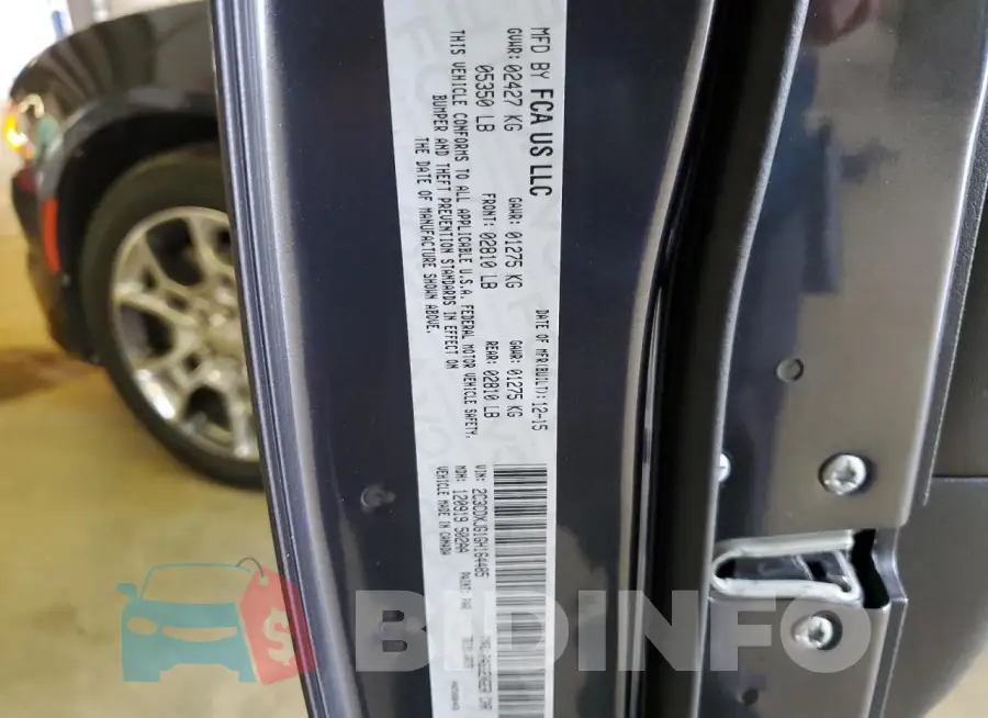 2C3CDXJG1GH164485 Photo# 12