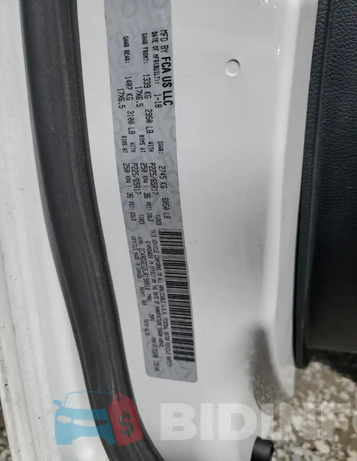 2C4RDGEG5JR190010 Photo# 13