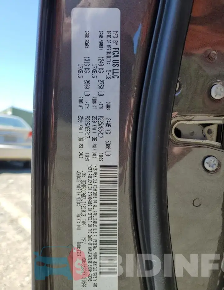3C4PDCAB7JT421013 Photo# 13