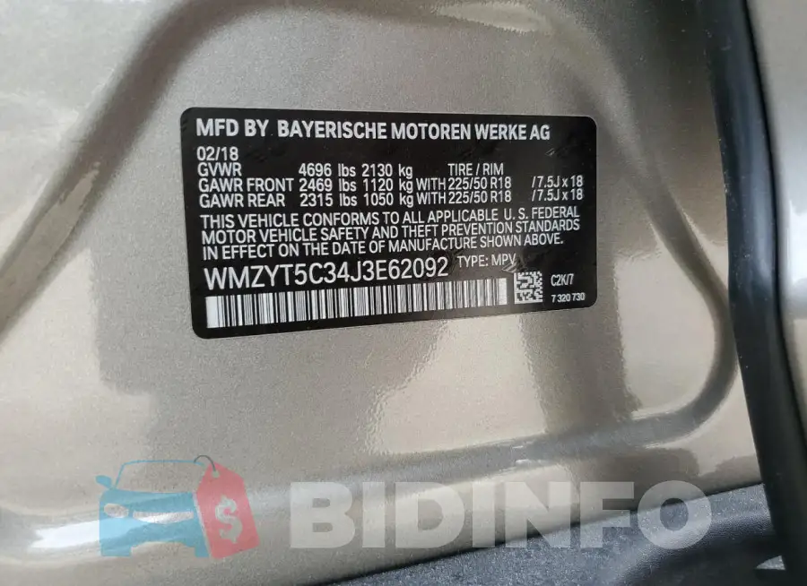 WMZYT5C34J3E62092 Photo# 12