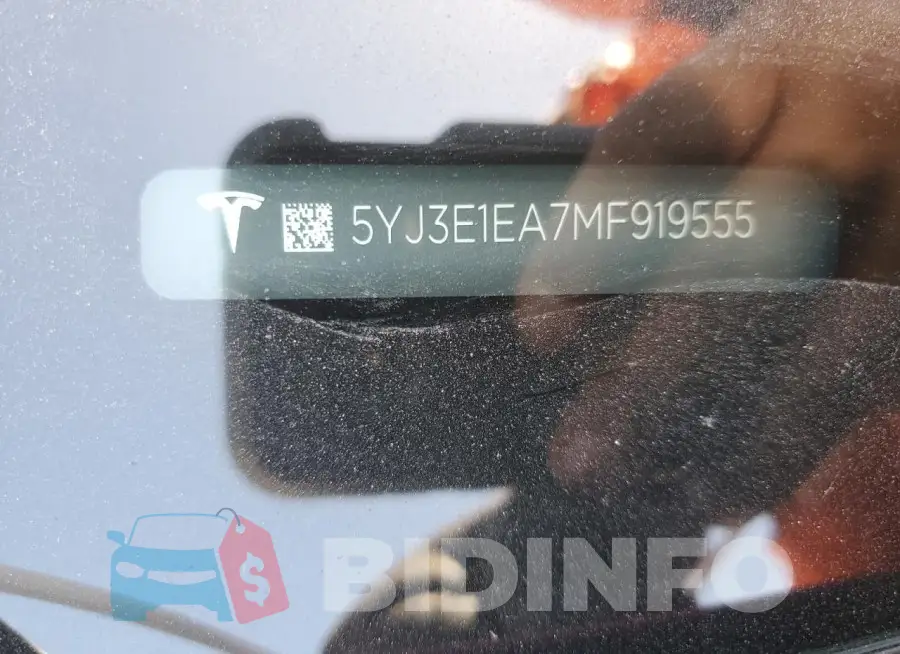 5YJ3E1EA7MF919555 Photo# 13