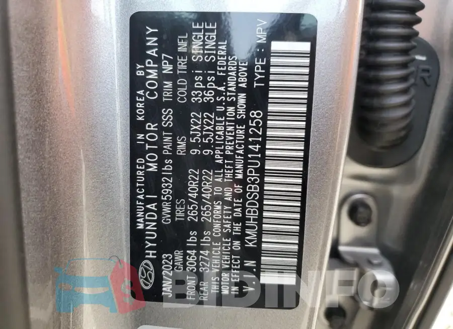 KMUHBDSB3PU141258 Photo# 13