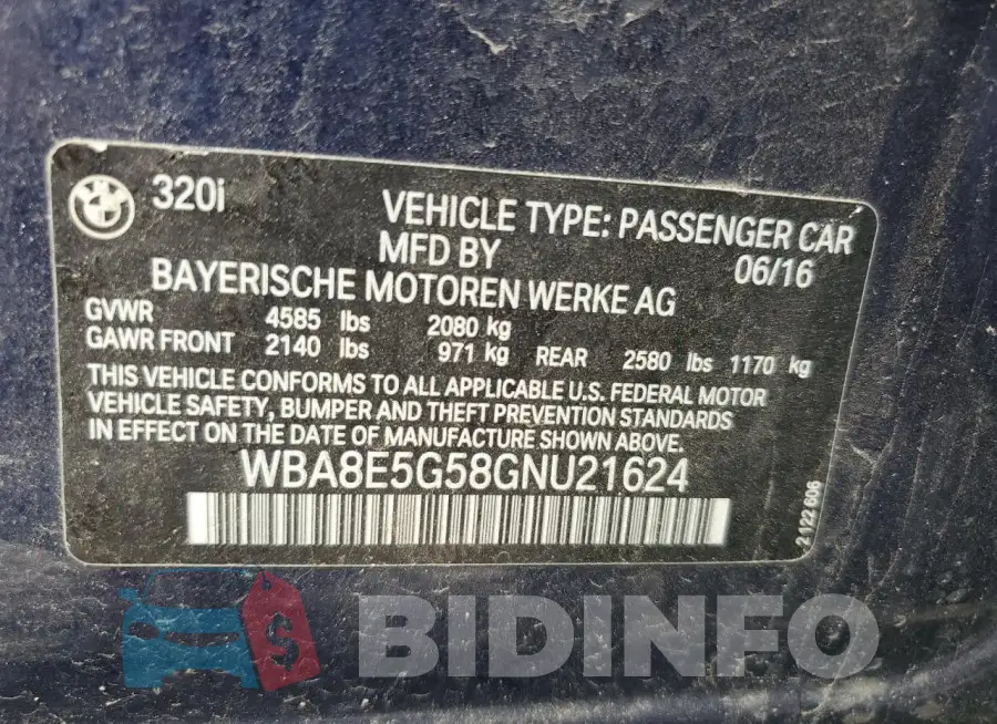 WBA8E5G58GNU21624 Photo# 12