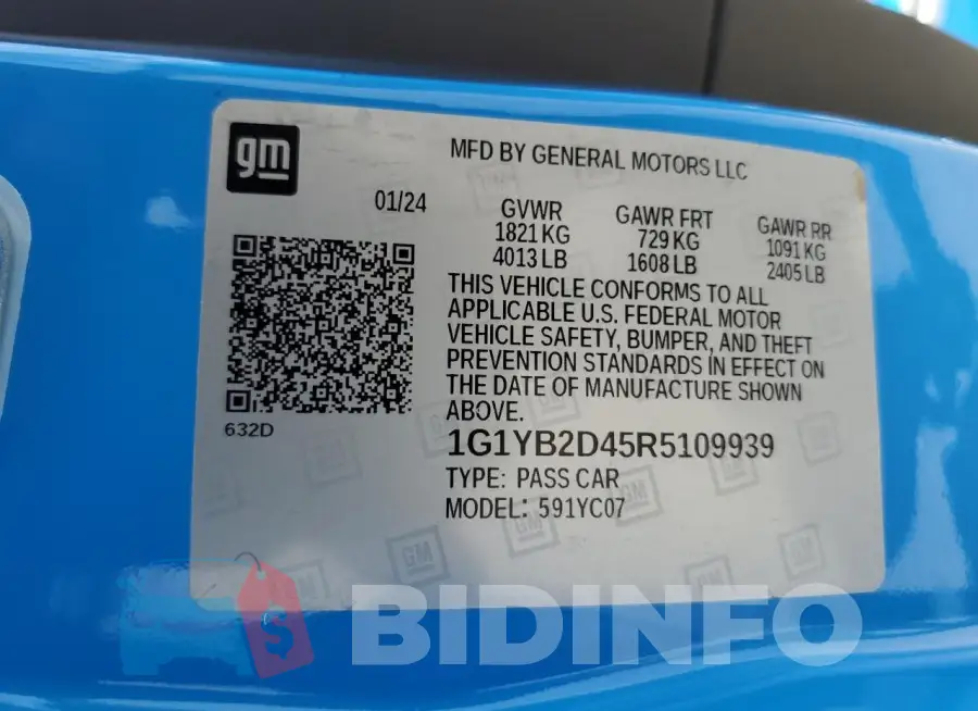 1G1YB2D45R5109939 Photo# 12