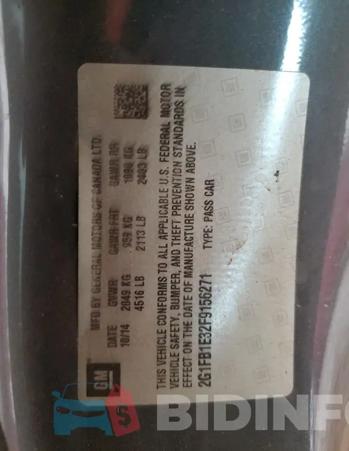 2G1FB1E32F9156271 Photo# 12