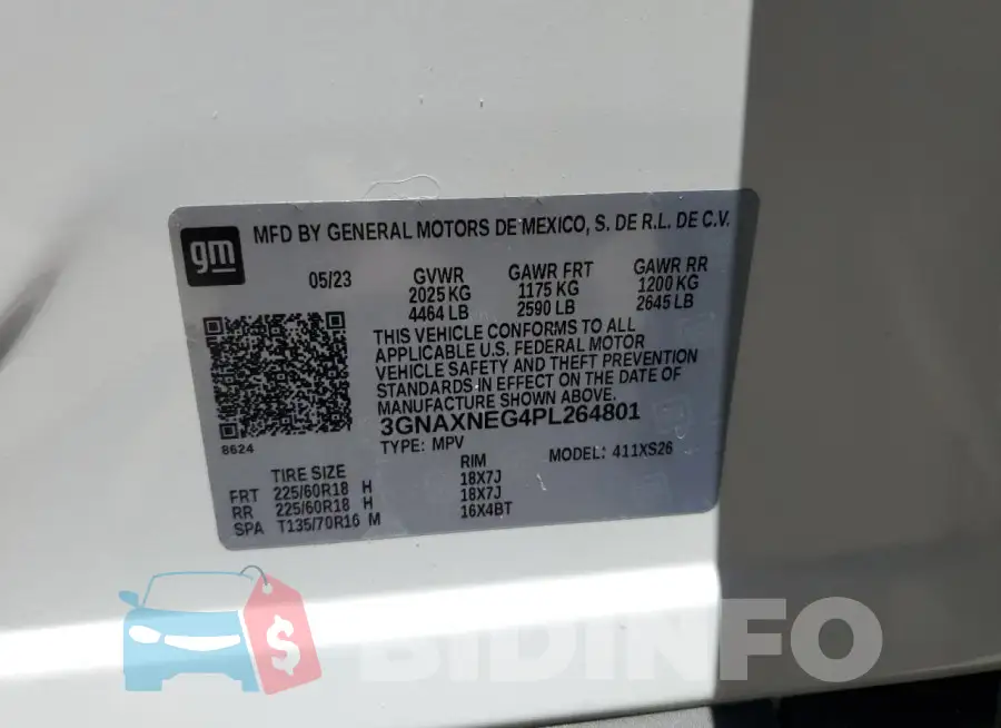 3GNAXNEG4PL264801 Photo# 13