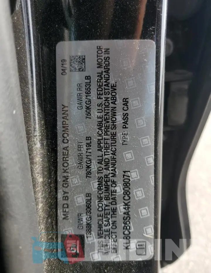 KL8CB6SA4KC808071 Photo# 13
