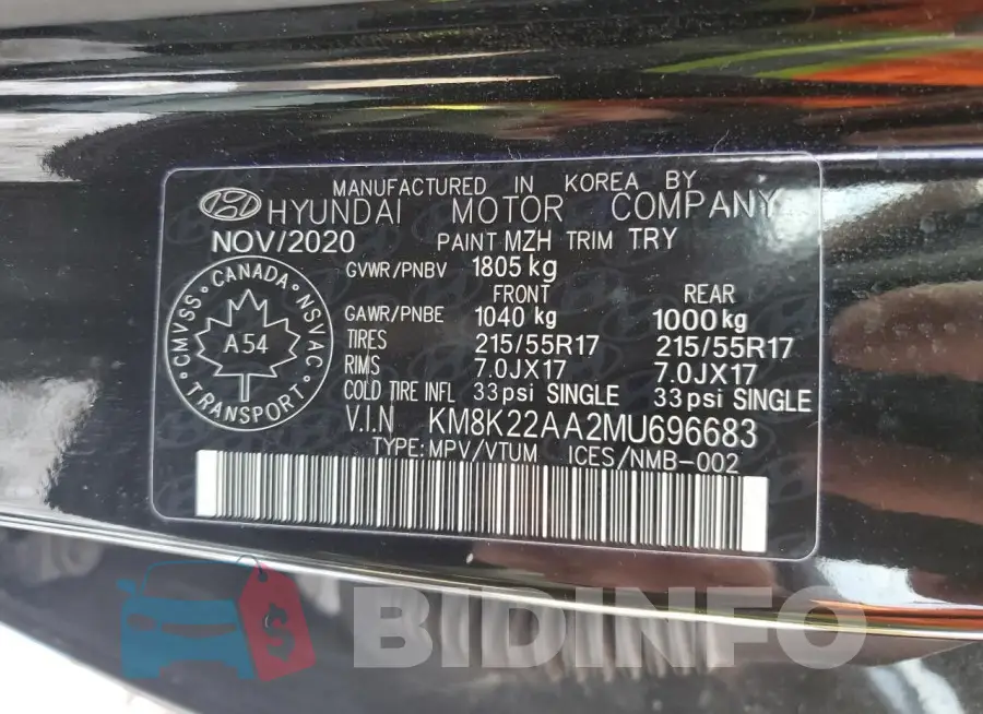 KM8K22AA2MU696683 Photo# 13