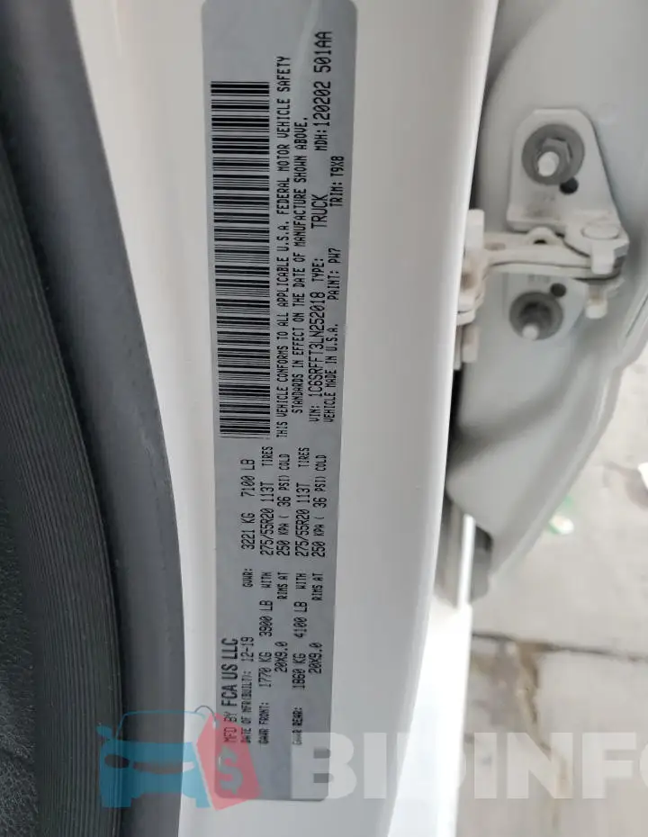 1C6SRFFT3LN252018 Photo# 13