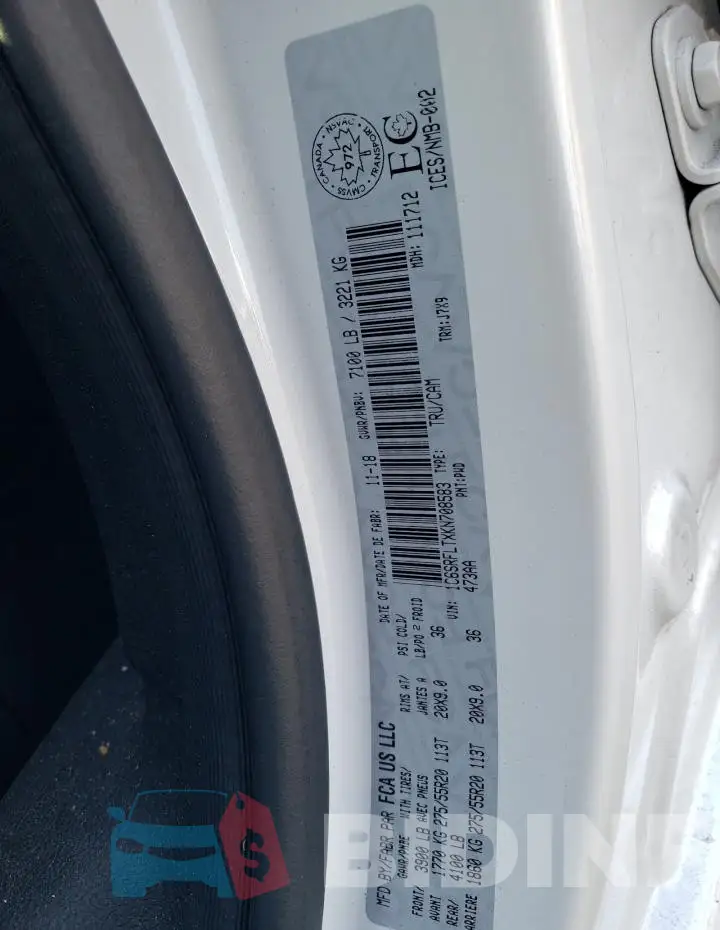 1C6SRFLTXKN708583 Photo# 12