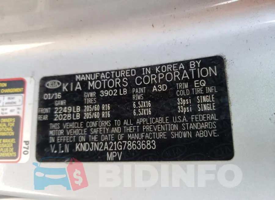 KNDJN2A21G7863683 Photo# 13