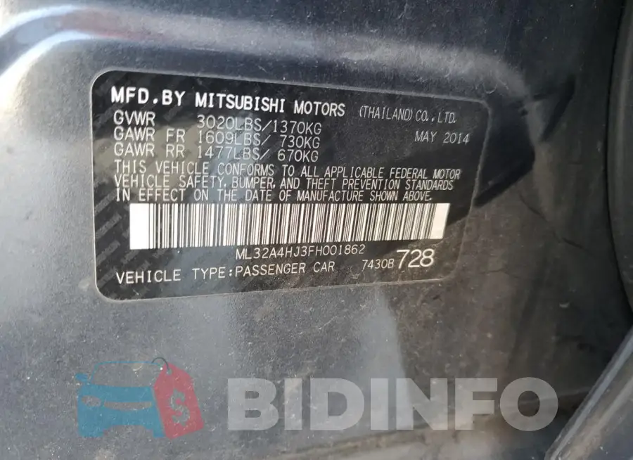ML32A4HJ3FH001862 Photo# 13