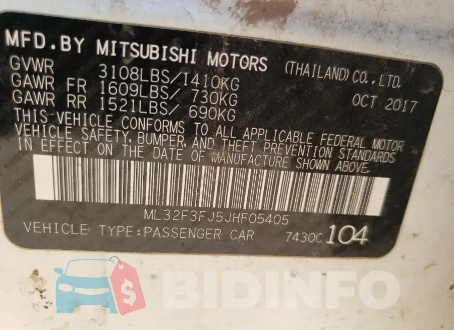 ML32F3FJ5JHF05405 Photo# 12