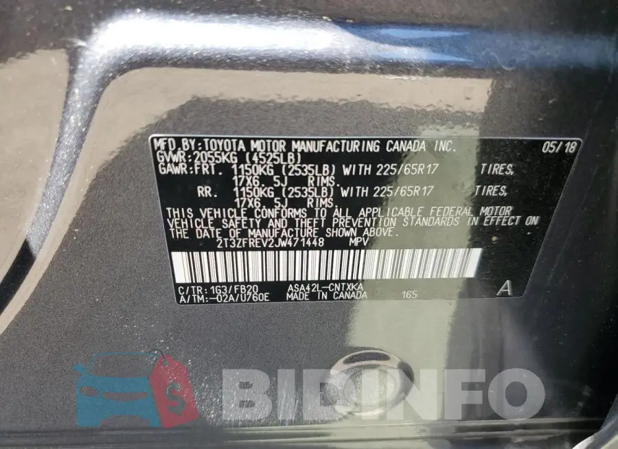 2T3ZFREV2JW471448 Photo# 13