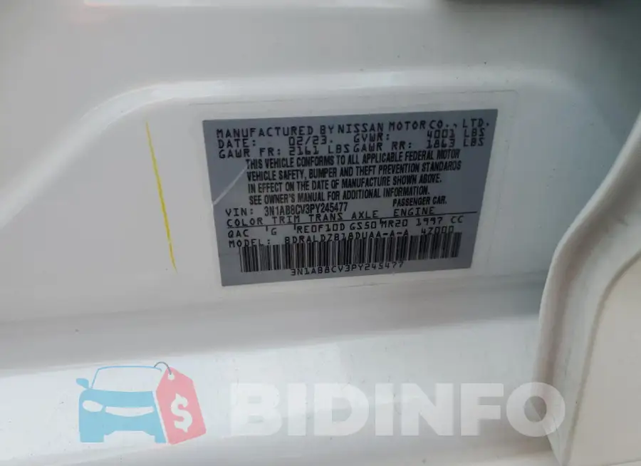 3N1AB8CV3PY245477 Photo# 13