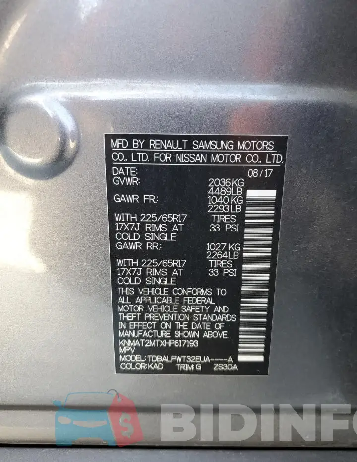 KNMAT2MTXHP617193 Photo# 12
