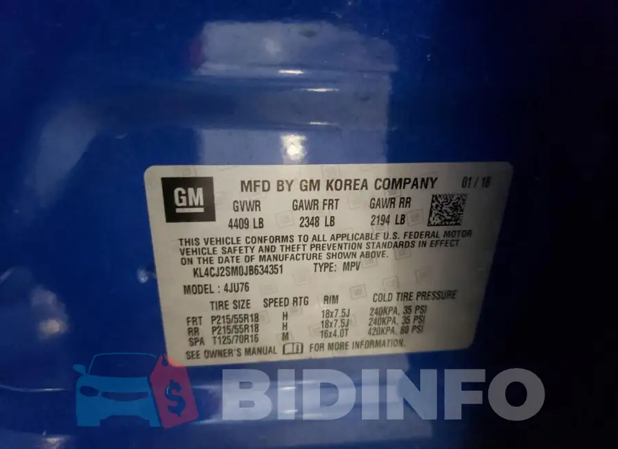 KL4CJ2SM0JB634351 Photo# 13