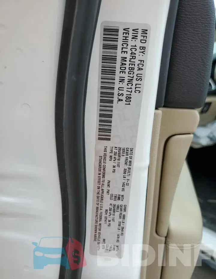 1C4RJEBG7NC171801 Photo# 13
