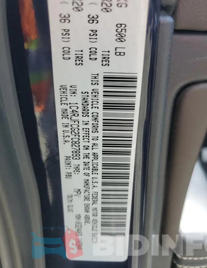 1C4RJFCG2FC827893 Photo# 13