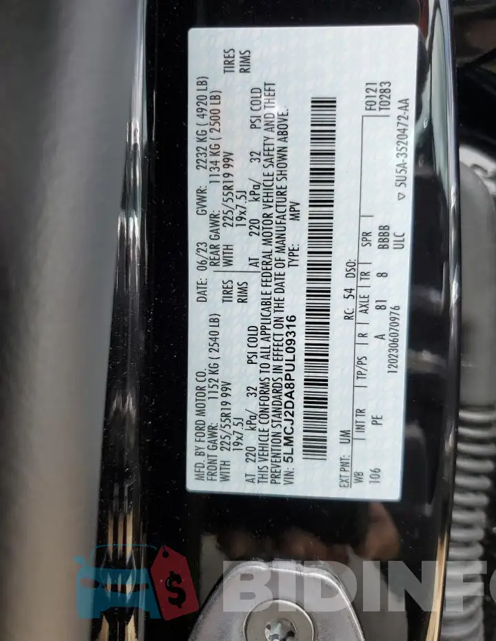 5LMCJ2DA8PUL09316 Photo# 13