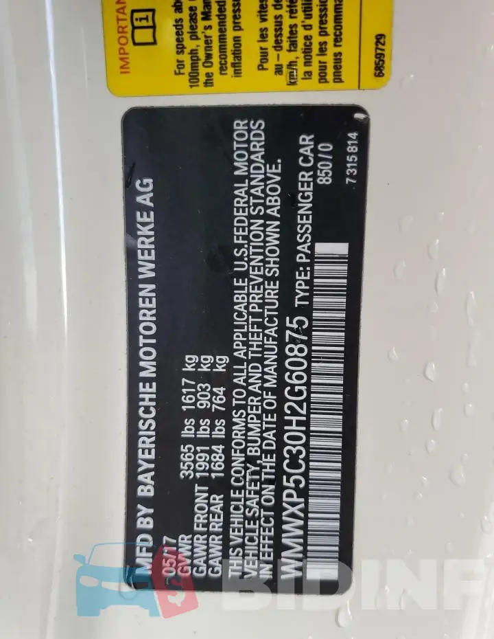 WMWXP5C30H2G60875 Photo# 12