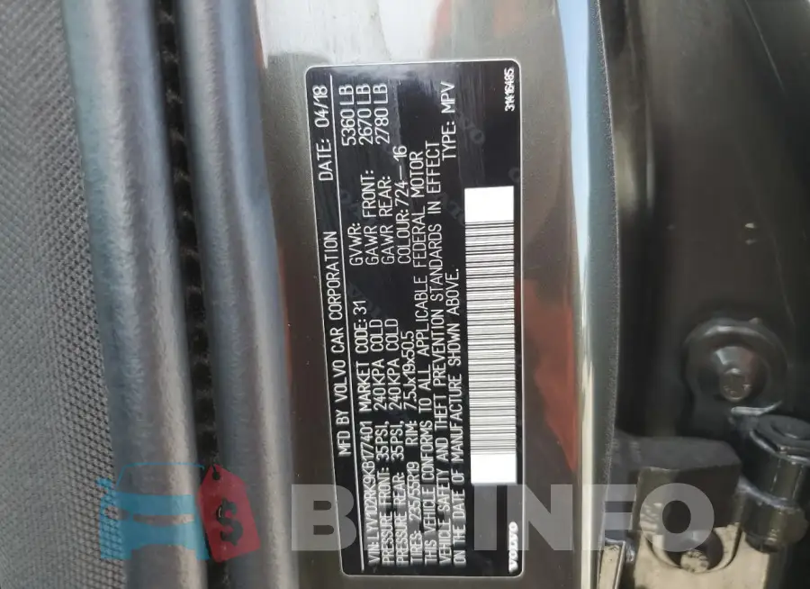 LYV102RK9KB177401 Photo# 12