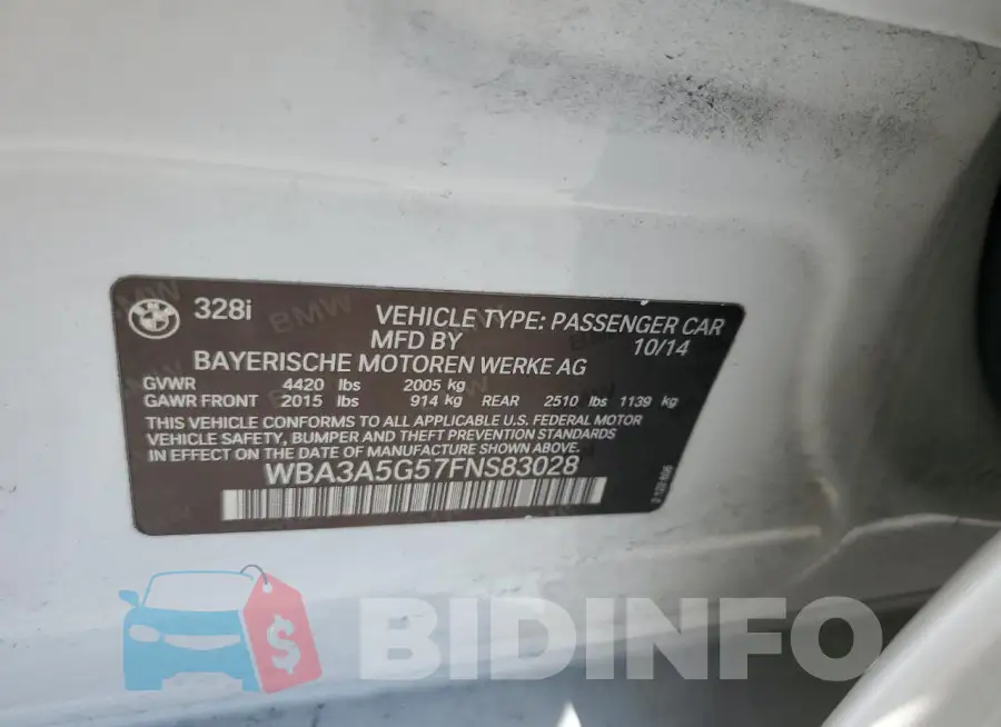 WBA3A5G57FNS83028 Photo# 12