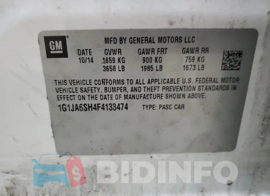 1G1JA6SH4F4133474 Photo# 12
