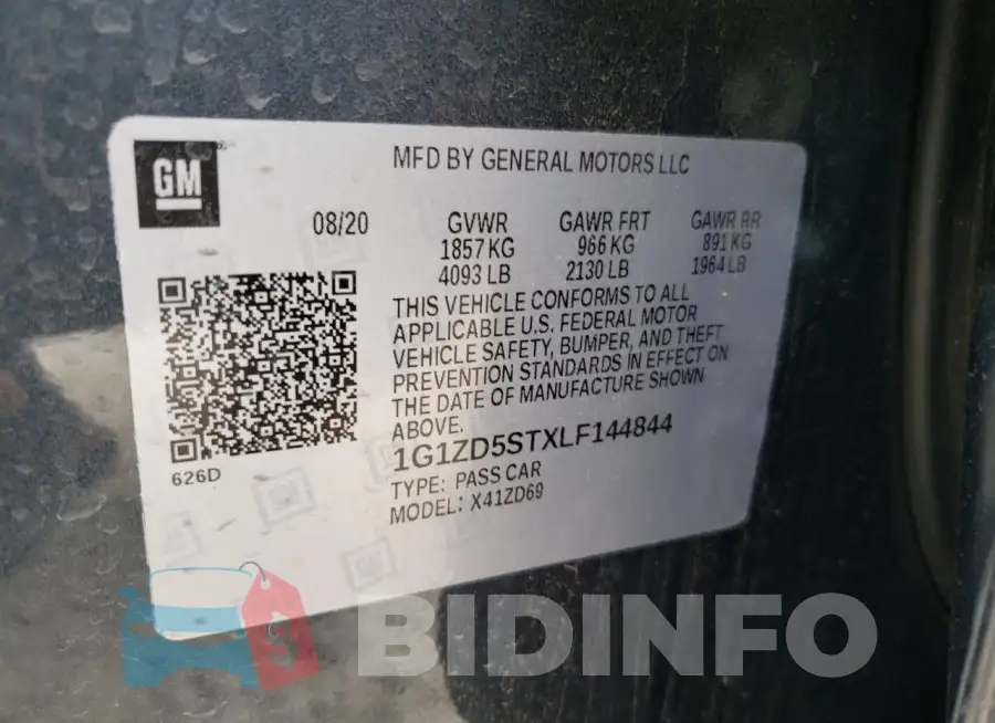 1G1ZD5STXLF144844 Photo# 12