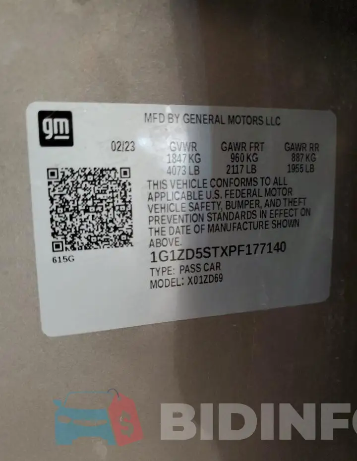 1G1ZD5STXPF177140 Photo# 12