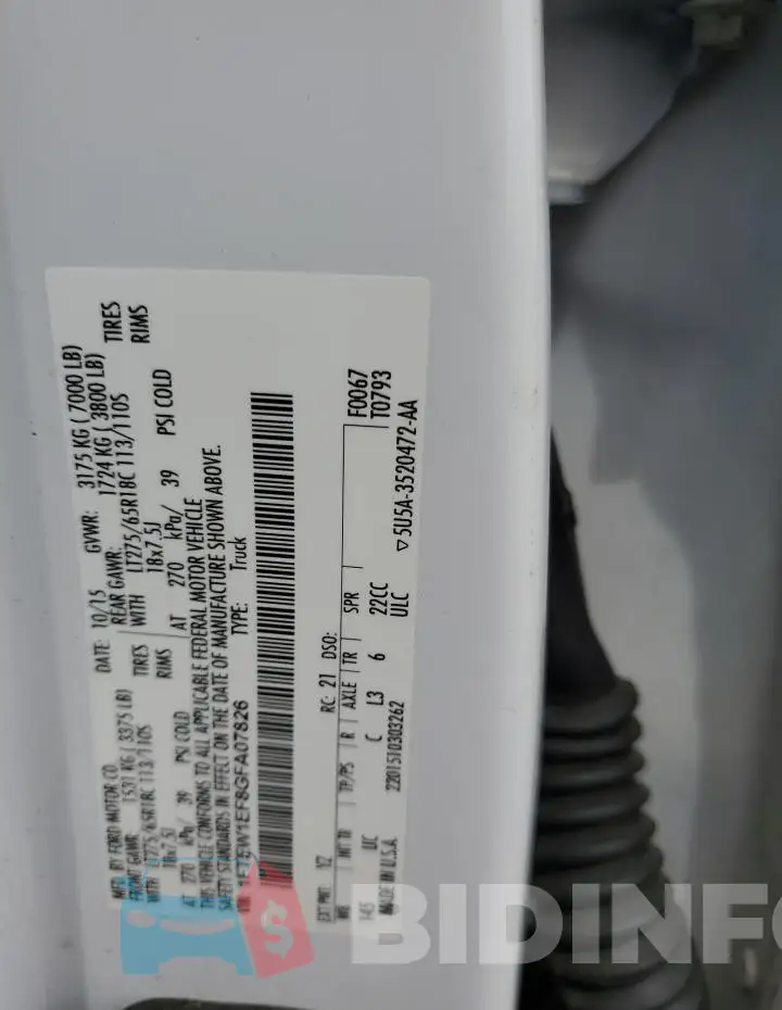 1FTEW1EF8GFA07826 Photo# 12