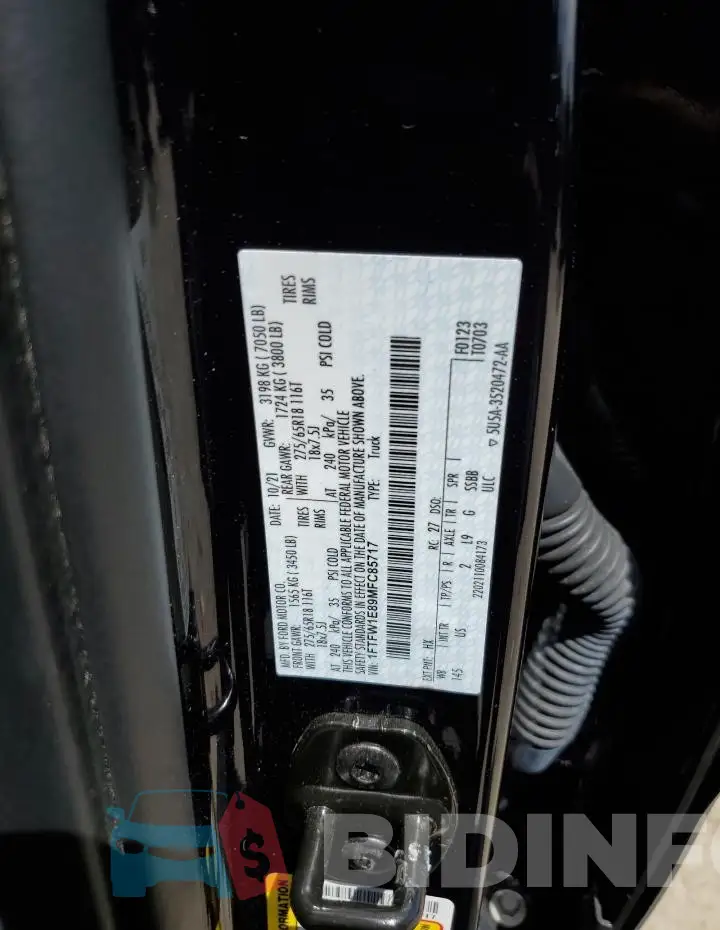 1FTFW1E89MFC85717 Photo# 12