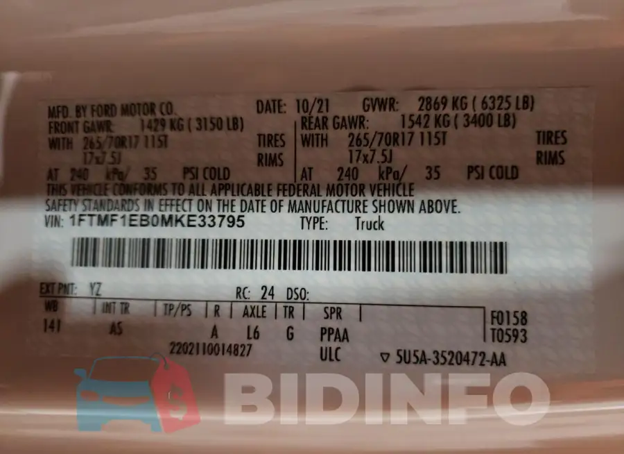 1FTMF1EB0MKE33795 Photo# 12