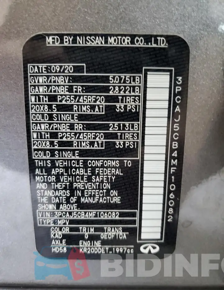 3PCAJ5CB4MF106082 Photo# 14