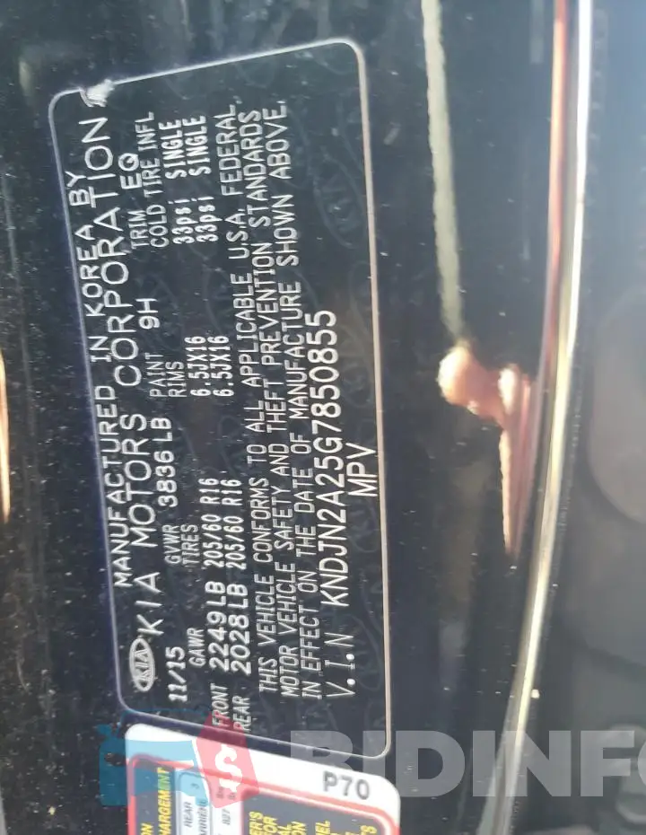 KNDJN2A25G7850855 Photo# 12