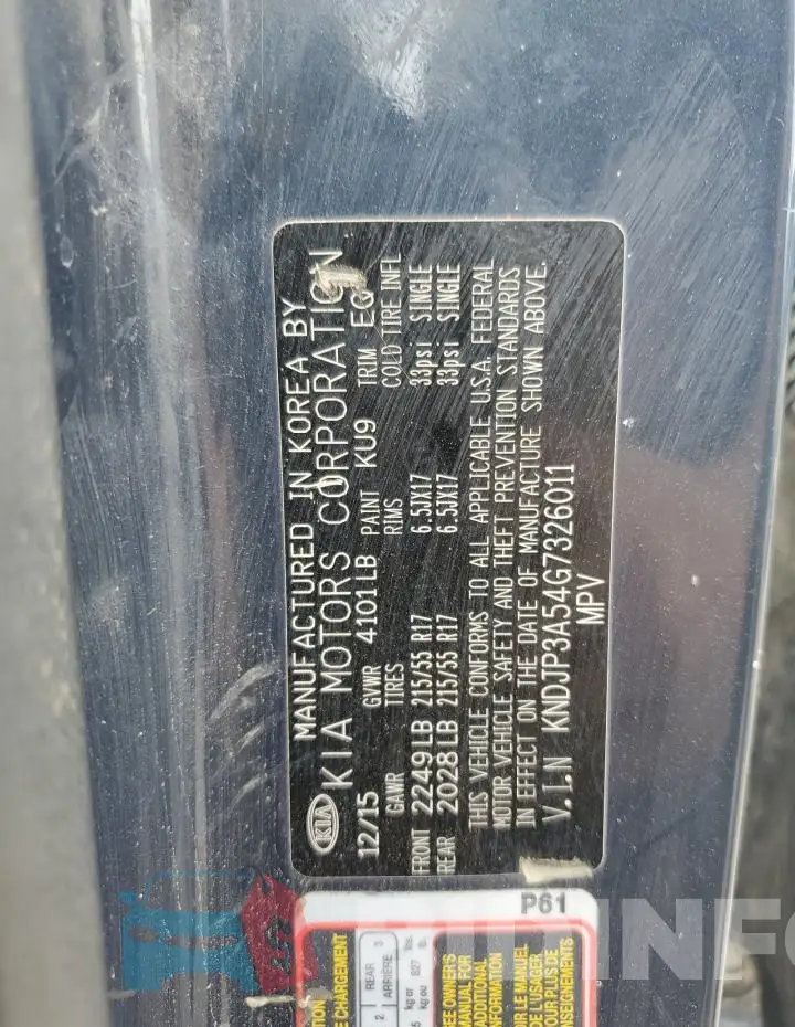 KNDJP3A54G7326011 Photo# 12