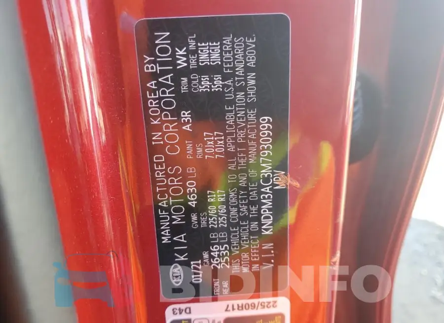 KNDPM3AC3M7930999 Photo# 13