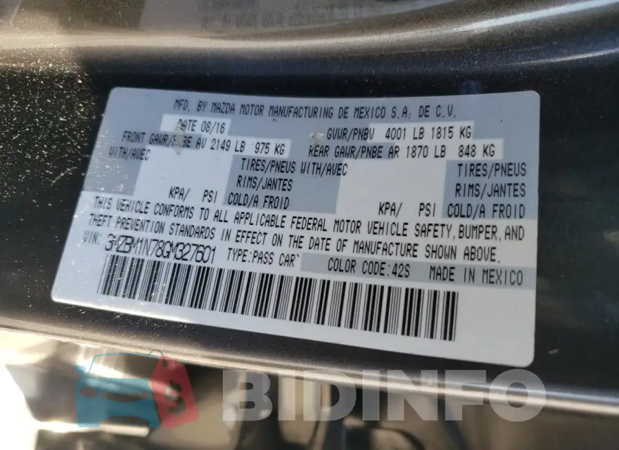 3MZBM1N78GM327601 Photo# 12