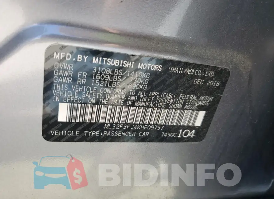 ML32F3FJ4KHF09737 Photo# 12